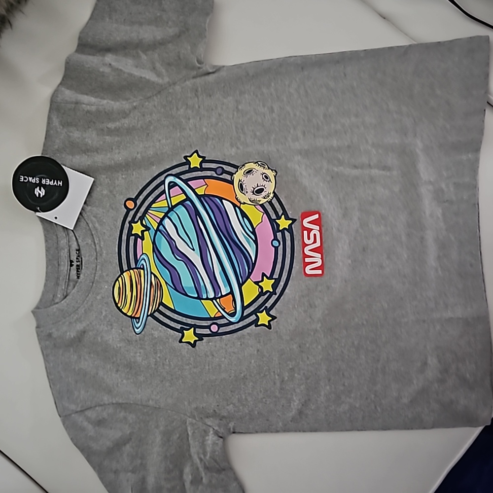 NASA HYPERSPACE KIDS TSHIRT SIZE 7 AND 8